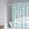 60 Style Sanrios Cinnamoroll kawaii Cartoon Shower Curtain With Hooks Anime Plush MildewProof Bathroom Partition Curtains 19 - Cinnamoroll Shop