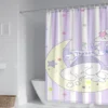 60 Style Sanrios Cinnamoroll kawaii Cartoon Shower Curtain With Hooks Anime Plush MildewProof Bathroom Partition Curtains 47 - Cinnamoroll Shop