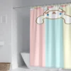 60 Style Sanrios Cinnamoroll kawaii Cartoon Shower Curtain With Hooks Anime Plush MildewProof Bathroom Partition Curtains 48 - Cinnamoroll Shop