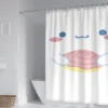 60 Style Sanrios Cinnamoroll kawaii Cartoon Shower Curtain With Hooks Anime Plush MildewProof Bathroom Partition Curtains 8 - Cinnamoroll Shop