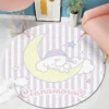 80 160cm Anime Sanrio Cinnamoroll Round Carpet Bedside Blanket Bedroom Doormat Non slip Floor Mat Home 10 - Cinnamoroll Shop