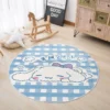 80 160cm Anime Sanrio Cinnamoroll Round Carpet Bedside Blanket Bedroom Doormat Non slip Floor Mat Home 8 - Cinnamoroll Shop