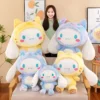 Big Size Sanrio Kawaii Cinnamoroll Dog Plush Toys Pillow Stuffed Animal Comfort Soft Dolls Kids Birthday 3 - Cinnamoroll Shop