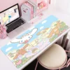 Cinnamorol Mousepad Xxl Gaming Mouse Pad Gamer Keyboard Desk Protector Pc Accessories Mat Large kawaii Extended 2 - Cinnamoroll Shop