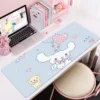 Cinnamorol Mousepad Xxl Gaming Mouse Pad Gamer Keyboard Desk Protector Pc Accessories Mat Large kawaii Extended 7 - Cinnamoroll Shop