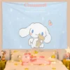 Cinnamorol Tapestry on the Wall Decor Home Decoration Accessories Tapestries Headboards Anime Room Kawaii Aesthetic Bedroom 16 - Cinnamoroll Shop