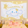 Cinnamorol Tapestry on the Wall Decor Home Decoration Accessories Tapestries Headboards Anime Room Kawaii Aesthetic Bedroom 17 - Cinnamoroll Shop