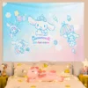 Cinnamorol Tapestry on the Wall Decor Home Decoration Accessories Tapestries Headboards Anime Room Kawaii Aesthetic Bedroom 20 - Cinnamoroll Shop