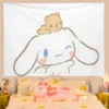 Cinnamorol Tapestry on the Wall Decor Home Decoration Accessories Tapestries Headboards Anime Room Kawaii Aesthetic Bedroom 21 - Cinnamoroll Shop