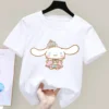 Cinnamoroll T shirt Sanrio Children s Short sleeved New Summer Y2K Clothes Girly Heart Soft Clothes 1 - Cinnamoroll Shop