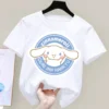 Cinnamoroll T shirt Sanrio Children s Short sleeved New Summer Y2K Clothes Girly Heart Soft Clothes - Cinnamoroll Shop