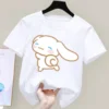 Cinnamoroll T shirt Sanrio Children s Short sleeved New Summer Y2K Clothes Girly Heart Soft Clothes 14 - Cinnamoroll Shop