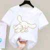 Cinnamoroll T shirt Sanrio Children s Short sleeved New Summer Y2K Clothes Girly Heart Soft Clothes 15 - Cinnamoroll Shop