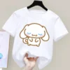 Cinnamoroll T shirt Sanrio Children s Short sleeved New Summer Y2K Clothes Girly Heart Soft Clothes 2 - Cinnamoroll Shop