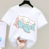 Cinnamoroll T shirt Sanrio Children s Short sleeved New Summer Y2K Clothes Girly Heart Soft Clothes 22 - Cinnamoroll Shop