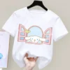 Cinnamoroll T shirt Sanrio Children s Short sleeved New Summer Y2K Clothes Girly Heart Soft Clothes 30 - Cinnamoroll Shop