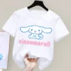 Cinnamoroll T shirt Sanrio Children s Short sleeved New Summer Y2K Clothes Girly Heart Soft Clothes 5 - Cinnamoroll Shop