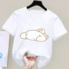 Cinnamoroll T shirt Sanrio Children s Short sleeved New Summer Y2K Clothes Girly Heart Soft Clothes 7 - Cinnamoroll Shop