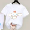 Cinnamoroll T shirt Sanrio Children s Short sleeved New Summer Y2K Clothes Girly Heart Soft Clothes 8 - Cinnamoroll Shop