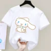 Cinnamoroll T shirt Sanrio Children s Short sleeved New Summer Y2K Clothes Girly Heart Soft Clothes 9 - Cinnamoroll Shop