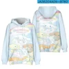 New Anime Sanrio Cinnamoroll Big eared Dog Cinnamon Dog Element Casual Fashion Hooded Sweatshirt The Best 15 - Cinnamoroll Shop