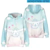 New Anime Sanrio Cinnamoroll Big eared Dog Cinnamon Dog Element Casual Fashion Hooded Sweatshirt The Best 17 - Cinnamoroll Shop