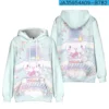 New Anime Sanrio Cinnamoroll Big eared Dog Cinnamon Dog Element Casual Fashion Hooded Sweatshirt The Best 19 - Cinnamoroll Shop