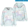 New Anime Sanrio Cinnamoroll Big eared Dog Cinnamon Dog Element Casual Fashion Hooded Sweatshirt The Best 2 - Cinnamoroll Shop