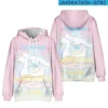 New Anime Sanrio Cinnamoroll Big eared Dog Cinnamon Dog Element Casual Fashion Hooded Sweatshirt The Best 7 - Cinnamoroll Shop