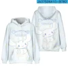 New Anime Sanrio Cinnamoroll Big eared Dog Cinnamon Dog Element Casual Fashion Hooded Sweatshirt The Best 8 - Cinnamoroll Shop