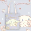 New Sanrio Cinnamoroll Cute Canvas Bag Ins Simple and Large Capacity Student Class Book Tutorial Bag 13 - Cinnamoroll Shop