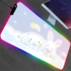 Pc Accessories Cinnamorol Rgb Mouse Pad Mousepad Xxl Backlight Desk Protector Gaming Large Mat Anime Gamer 13 - Cinnamoroll Shop