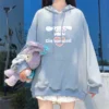 Sanrio Cinnamoroll Cartoon Printed Cute Hooded Sweater Kawaii Autumn 2022 New Korean Student Hoodie Loose Long 2 - Cinnamoroll Shop