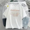 Y2K Sanrio Cinnamoroll T Shirt Hello Kitty Cartoon Cute Print Female Short Sleeved Soft Sister Summer 5 - Cinnamoroll Shop