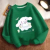 new Cartoon Sanrio Cinnamoroll Pattern Girls Sweatshirt Autumn And Winter Thickening Section Sweatshirt Girls Trendy Clothes 3 - Cinnamoroll Shop