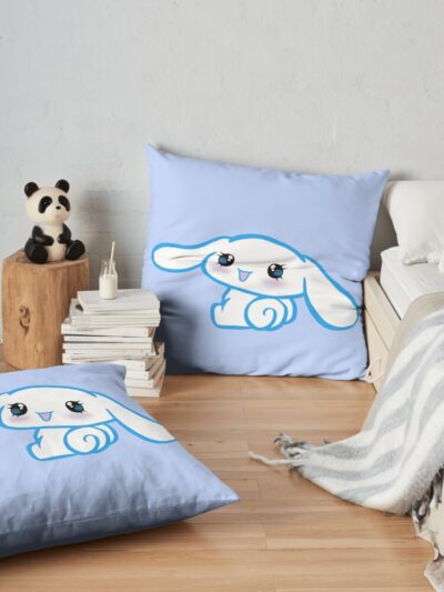 Cinnamoroll Throw Pillow Official Cinnamoroll Merch